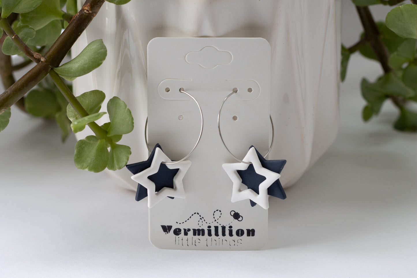 Blue & White Stars