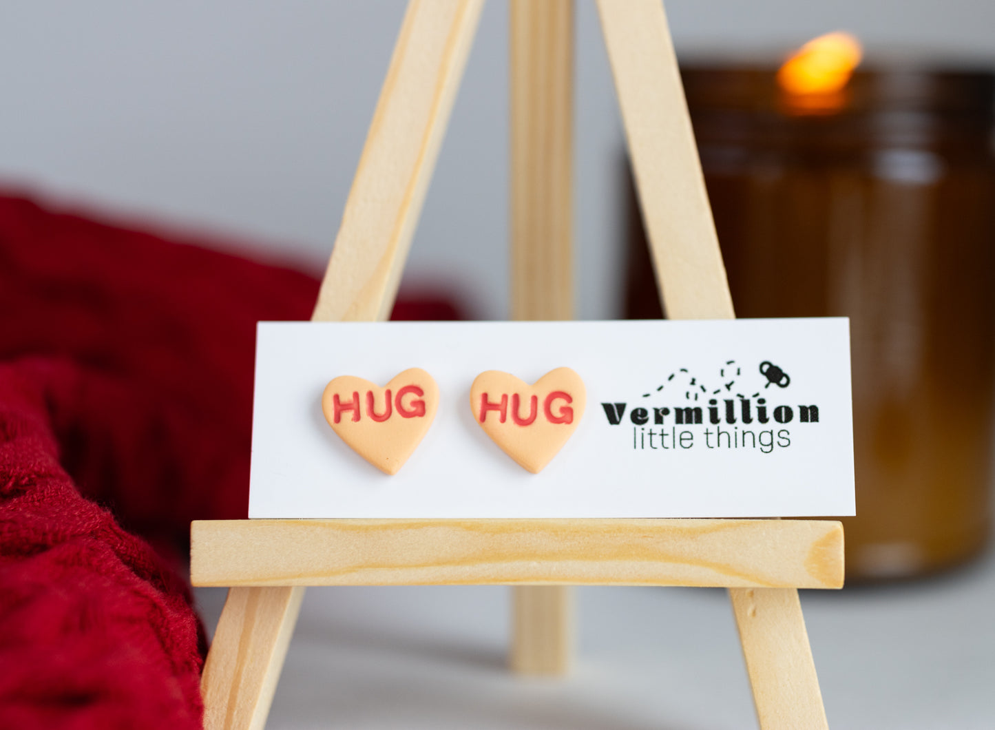 Conversation Heart Studs