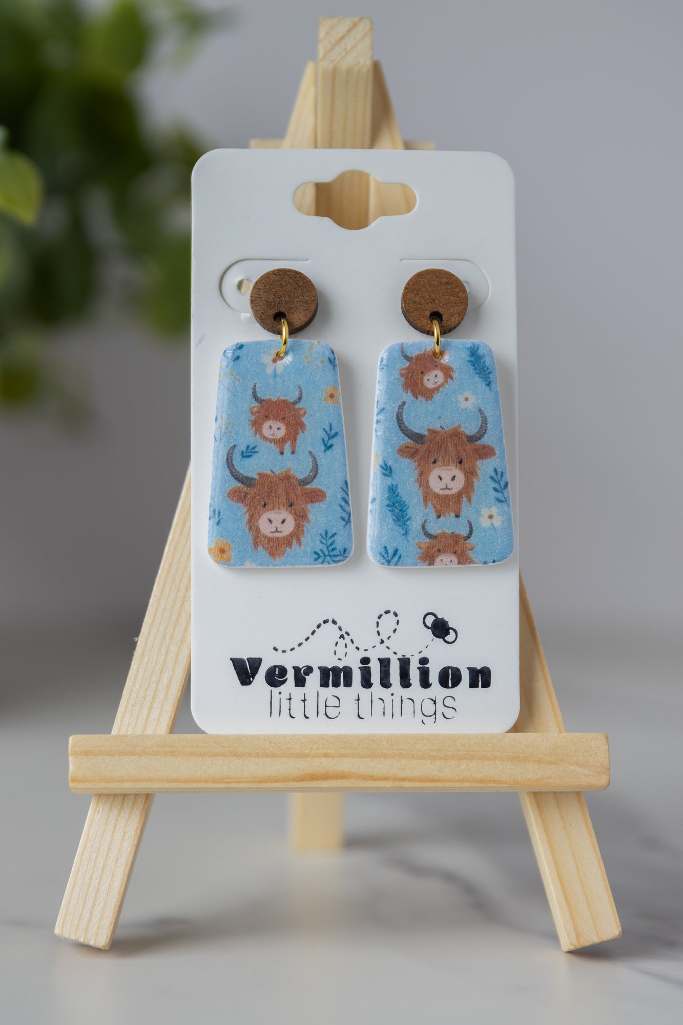 Highland Cow Dangles - Lg