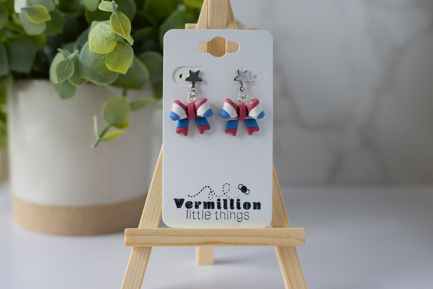 Red, White & Blue Bows