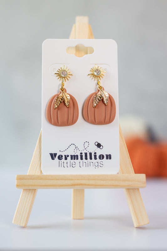Gold-Leaf Pumpkin